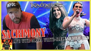 OH MY  KAMELOT ft Alissa WhiteGluz and Elize Ryd  Sacrimony Official Live Video  REACTION [upl. by Madeleine]