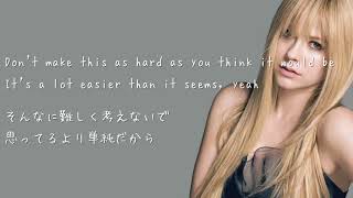 Avril Lavigne  Not Enough  Lyrics amp 和訳 [upl. by Bonine141]