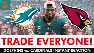 The Miami Dolphins Are A DISASTER Dolphins vs Cardinals INSTANT Reaction  NFL Week 8 [upl. by Swinton]