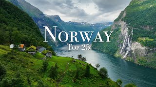 Top 25 Places To Visit in Norway  Travel Guide [upl. by Enirual]