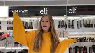 Shopping for DRUGSTORE MAKEUP at TARGET [upl. by Adnac]