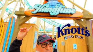 Knotts Berry Farm Hangtime Ride [upl. by Llewen]