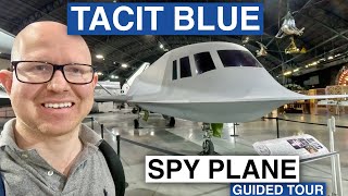 Guided tour of the Northrop Tacit Blue Battlefield Surveillance AircraftExperimental BSAX [upl. by Htide]