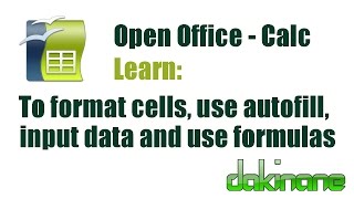 Open Office Calc  Learn the basics [upl. by Clements856]