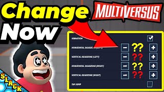 CHANGE THESE SETTING NOW in Multiversus [upl. by Calvert]