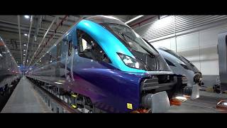 CAF Civity EMUs and passenger cars for TransPennine Express in the UK [upl. by Ahsoem]