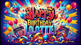 Joyeuse Anniversaire Lolotte   Suno ChatGPT [upl. by Aden]