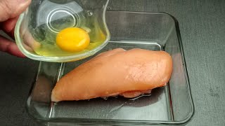 Add Egg with Chicken Breast  Easy Chicken breast Recipe for dinner  Eat Yummyy [upl. by Yerhcaz937]