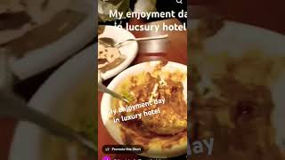 My enjoyment day in luxury hotel viralvideo  enjoy status by princess chandni 😊 [upl. by Hannasus]