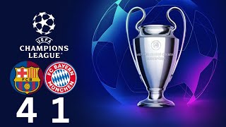 Raphinha Hat Trick Goal  Barcelona vs Bayern München 41 Highlights  Champions League 202425 [upl. by Odrareve]