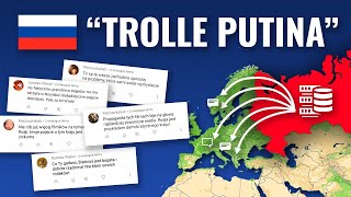 Jak ROSJA prowadzi WOJNĘ W INTERNECIE TROLLE PUTINA 🇷🇺 [upl. by Ecargyram987]