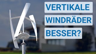 MiniWindanlagen im Test Vertikale Windturbine im Vergleich mit horizontaler Anlage [upl. by Ahseined991]