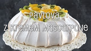 Pavlova z kremem mascarpone  Domowe Wypieki [upl. by Rauch]