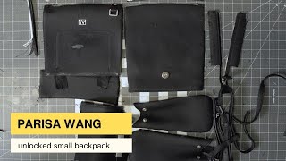 Parisa Wang Unlocked Small Backpack  Leather Bag Review [upl. by Herzberg]