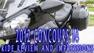 2012 Kawasaki Concours 14 Ride Review and Impressions [upl. by Arber]