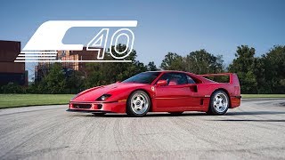 1991 Ferrari F40 Driving The Dream Car [upl. by Atterys557]