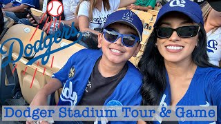 Dodger Stadium PreGame Tour amp Game [upl. by Norword]