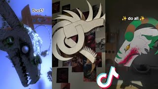 Dragon Puppet Crafts  Paper Dragon TikTok Compilation 41 [upl. by Eledoya17]