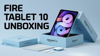 Amazon Fire Tablet 10 Gen 13 Unboxing  First Look [upl. by Ymerrej943]