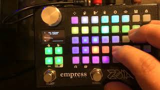 Empress ZOIA tutorial quotPitchtracked synthsquot [upl. by Lairret]