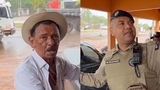 quotO policial chamou o Tiringa de c de gamga e ele teve que ficar caladinho 🤣quottrollagem tiringa [upl. by Asirral9]