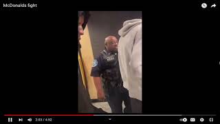 Cop Fights Customer In Mcdonalds [upl. by Dorlisa]