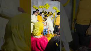 Chachu Ki Haldi✨Haldi Ceremony😍 haldi shortvideo [upl. by Bethanne2]