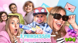 Fredag DEL 1👊🏼 Lördagsgodis amp tittarbrev💌  3prinsessor VLOGG [upl. by Lahcym]