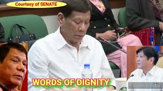 PRRD BUNULGAR ANG ISSUE SA RAID MALACANYANG COMPLEXSA SENATE [upl. by Notlil]