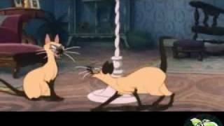 Lady And The Tramp  The Siamese Cat Song German Fandub with toxicGamble [upl. by Kinna250]