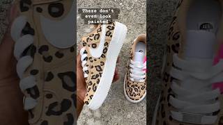 How to custom Air Force ones easy tutorial customairforce1 artprocess tutorial [upl. by Annawit]