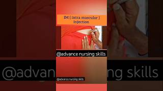 Intra muscular injection youtubeshorts ytshorts trendingshorts [upl. by Milton175]