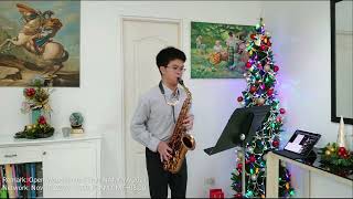 Concertino da Camera 1st Movement by J Ibert  Josemaria Collado alto sax [upl. by Jamille]