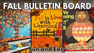 100 Fun and Easy Fall Bulletin Board Ideas for 2024’s Autumn Classroom Decoration [upl. by Merce]