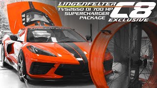 Lingenfelter MAGNUSON TVS2650 C8 Corvette 700 Horsepower Supercharger Package  Chassis Dyno [upl. by Eedya]