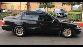 4AGE quotBlacktopquot Swapped 1995 Toyota Corolla  One Take [upl. by Yessac]