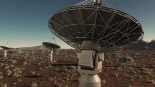 ASKAP  Australian SKA Pathfinder animation [upl. by Idas]