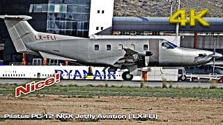 Pilatus PC 12 NGX Jetfly Aviation LXFLI Alicante [upl. by Zampardi]