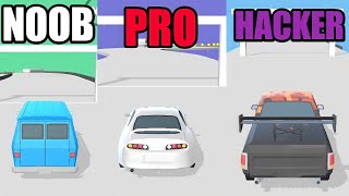 NOOB vs PRO vs HACKER in Hyper Drift [upl. by Beutner]