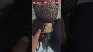 Passion twist hairstyleshow to make Passion twist wig for beginner hairstyles shortsfeed shorts [upl. by Enwad946]