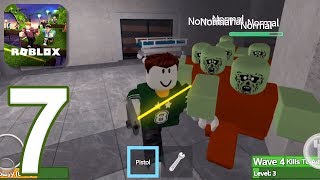 ROBLOX  Gameplay Walkthrough Part 7  Zombie Rush iOS Android [upl. by Enier]