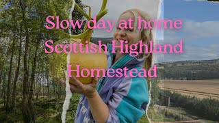 Slow morning at my homestead in the Scottish Highlands  cottage life in rural Scotland [upl. by Muriah983]