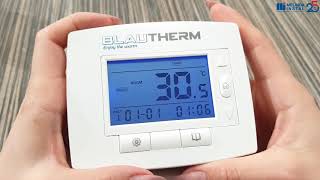 Termostat digital programabil cu radiofrecventa BLAUTHERM [upl. by Tay]