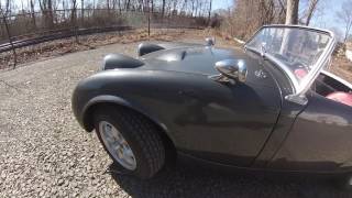 Bugeye Sprite with a Trunk lid Tour and drive from Bugeyeguycom [upl. by Madoc]