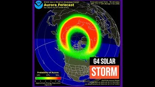 Severe G4 Solar Storm happening now Will we see G5 Thursday Earthquake update 10102024 [upl. by Eimile]