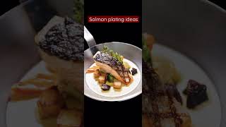 Fine dining SALMON PLATING techniques [upl. by Ynoep]