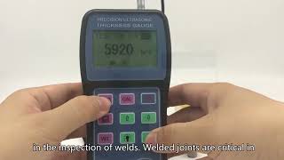 Handy roughness measuring device good manufacturer Chinesephased array detector demo factory [upl. by Nnylidnarb300]