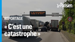 Le périphérique à 50 kmh met déjà les Parisiens sur les nerfs [upl. by Franck883]