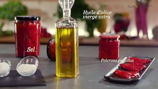 Recette Poivrons du piquillo confits [upl. by Pallas]