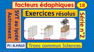 Exercices résolus sur les facteurs édaphiques  série n°2 [upl. by Rivy102]